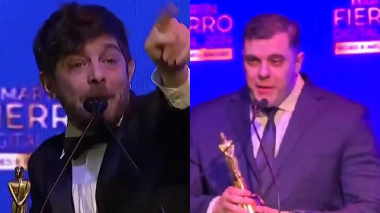 Jorge de Te Lo Resumo Así Nomás y El Gordo Dan en los Martín Fierro Digital