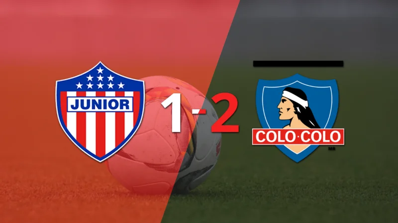 Con un marcador 2 a 1, Colo Colo derrotó a Junior y quedó en Cuartos de final