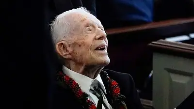 Expresidente estadounidense Carter está emocionado por votar por Harris a sus 99 años, dice nieto Expresidente estadounidense Carter está emocionado por votar por Harris a sus 99 años, dice nieto