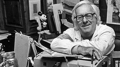Fotografía de Ray Bradbury Fotografía de Ray Bradbury