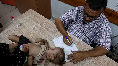 Un bebé sufre parálisis en Gaza, el primer caso de polio tipo 2 en 25 años: OMS Un bebé sufre parálisis en Gaza, el primer caso de polio tipo 2 en 25 años: OMS