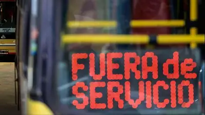 Paro de transporte público sin colectivos Paro de transporte público sin colectivos