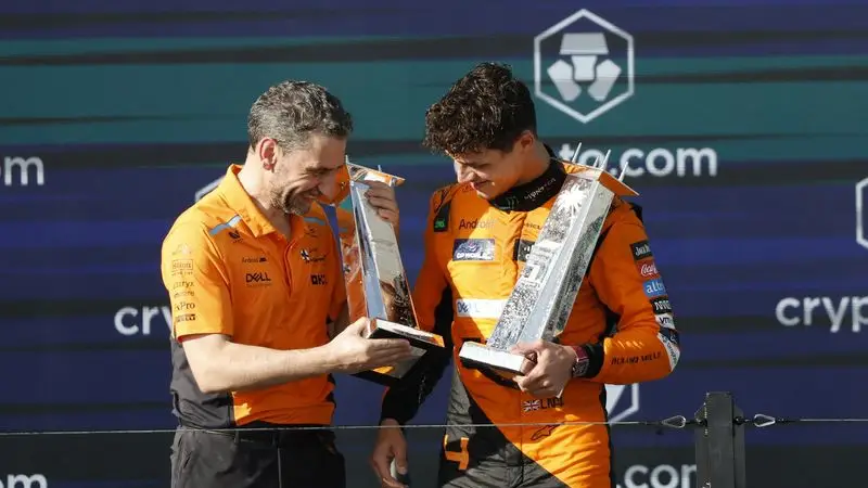 Norris tiene madera para ser campeón del mundo de F1, dice el jefe de McLaren