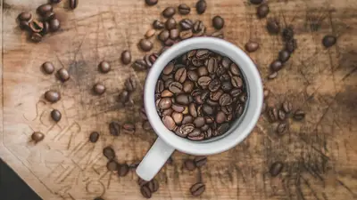 Café en grano. Café en grano.