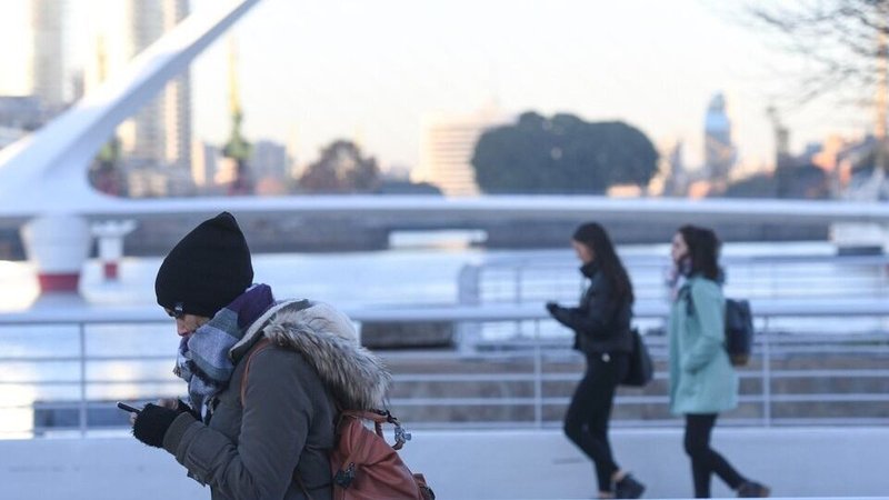Frío en Buenos Aires.
