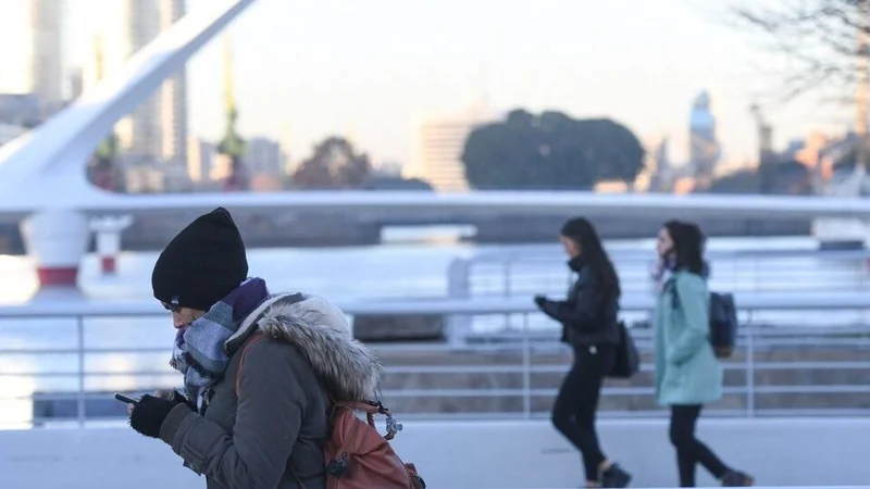 Frío en Buenos Aires.