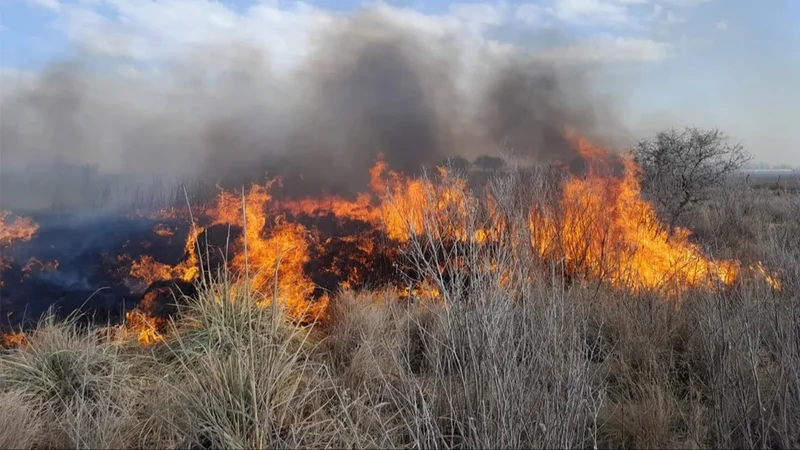 Riesgo de incendio extremo en Córdoba: autoridades advierten por la llegada de la tormenta de Santa Rosa