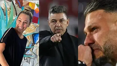 Marcelo Gallardo. Martín Demichelis. Marcelo Gallardo. Martín Demichelis.