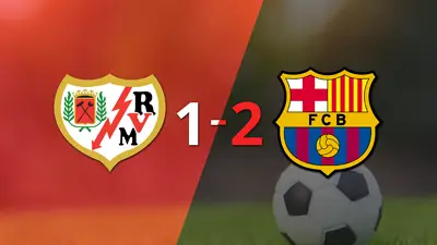 Barcelona voltea el marcador y triunfa 2 a 1 ante Rayo Vallecano Barcelona voltea el marcador y triunfa 2 a 1 ante Rayo Vallecano