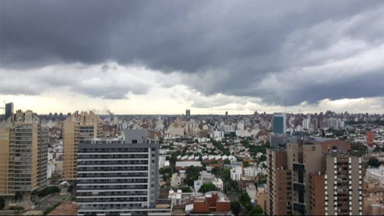 Cielo nublado. 