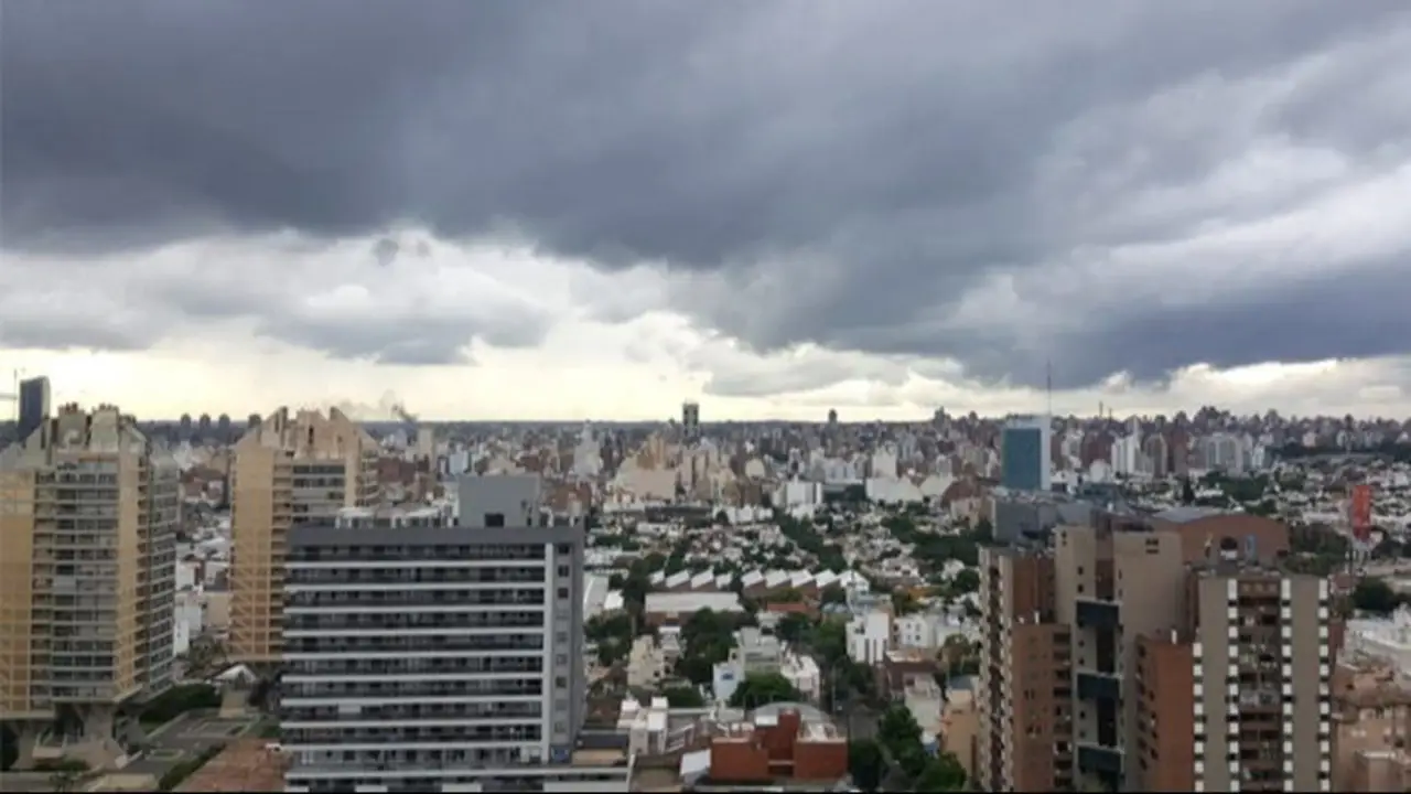 Cielo nublado. 