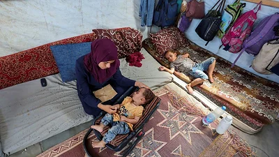 Los combates se recrudecen en Gaza pese a la esperanza de una pausa para la vacuna de la polio Los combates se recrudecen en Gaza pese a la esperanza de una pausa para la vacuna de la polio