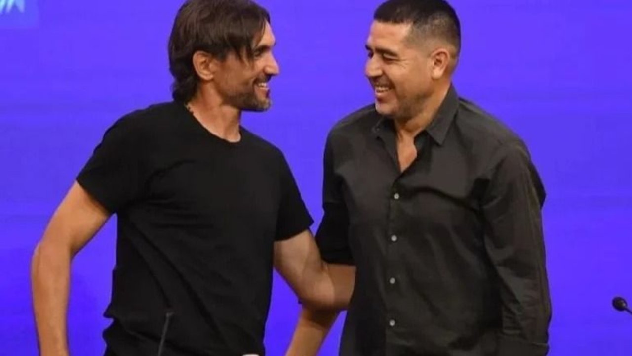 Boca Juniors, Juan Román Riquelme, Juan Barinaga. 