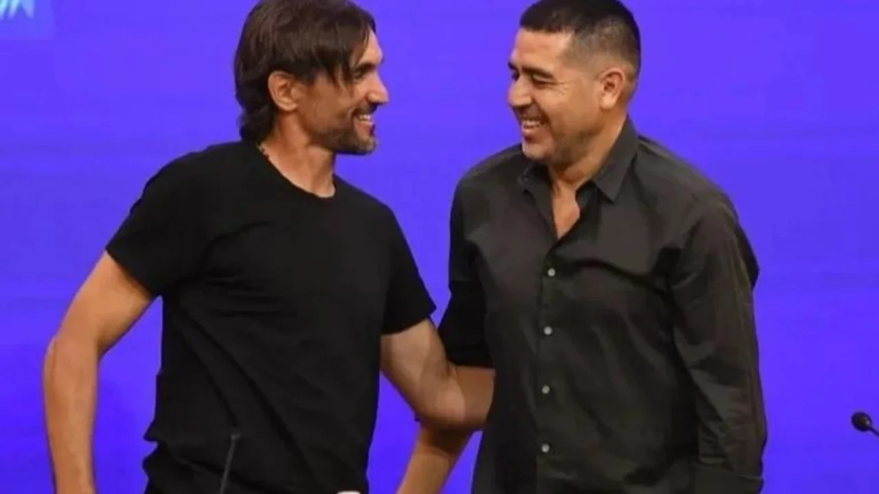 Boca Juniors, Juan Román Riquelme, Juan Barinaga. 
