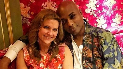 Marta Luisa de Noruega y el chamán Durek Verrett Marta Luisa de Noruega y el chamán Durek Verrett
