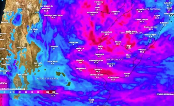 Llega la tormenta de Santa Rosa: cuáles son las provincias que PEOR la ...