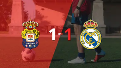 Real Madrid empató 1-1 en su visita a UD Las Palmas Real Madrid empató 1-1 en su visita a UD Las Palmas