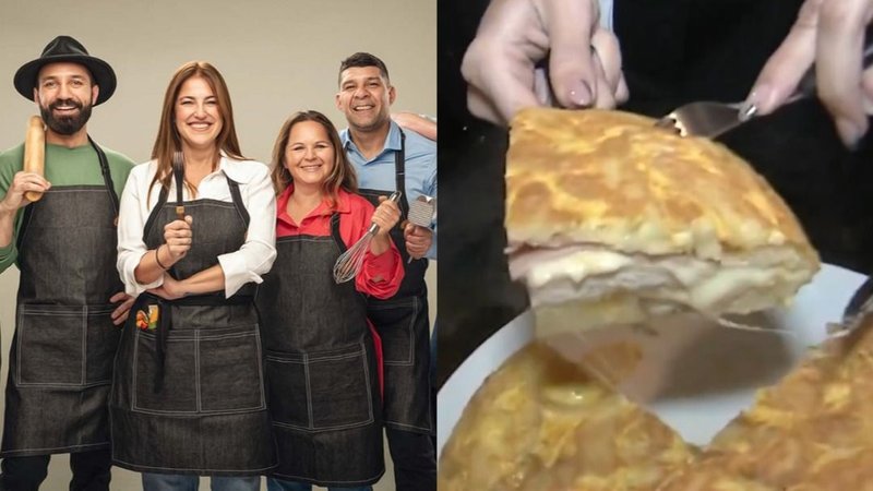 Cocineros Argentinos: Cómo se hace una tortilla de papas rellena. Tortilla de papas rellena receta