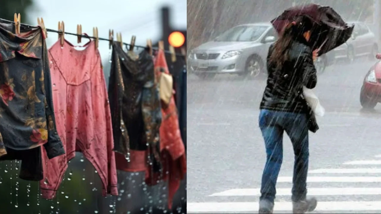 El truco infalible para lograr que se seque la ropa lavada durante la tormenta de Santa Rosa.