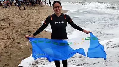 Iara Portillo, la nadadora formoseña que es campeona sudamericana en Aguas Abiertas Iara Portillo, la nadadora formoseña que es campeona sudamericana en Aguas Abiertas