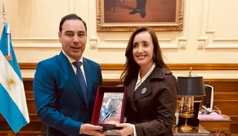 Villarruel se vuelve a mostrar con un gobernador, en plena ruptura con Milei