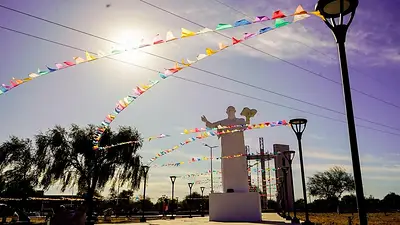 Nunca Más: Quintela inauguró el Parque Temático "Martirio y Memoria”, en honor al obispo Angelelli Nunca Más: Quintela inauguró el Parque Temático "Martirio y Memoria”, en honor al obispo Angelelli