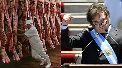 Frigorífico y Javier Milei Frigorífico y Javier Milei