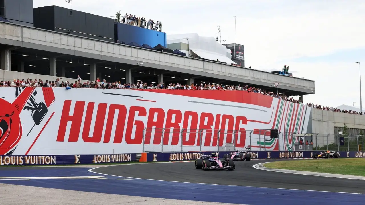 Los monoplazas de Alpine en el Hungaroring