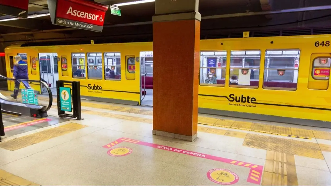 Asbesto en la línea B del subte.