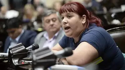 Natalia Zaracho en el Congreso Natalia Zaracho en el Congreso