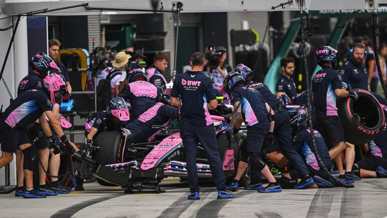 La parada de Franco Colapinto en el GP de Hungría.