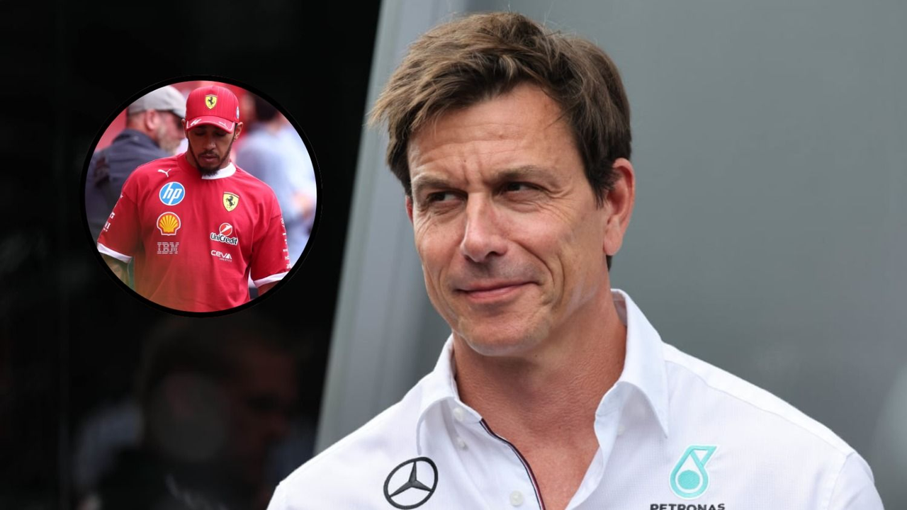 Toto Wolff y Lewis Hamilton.