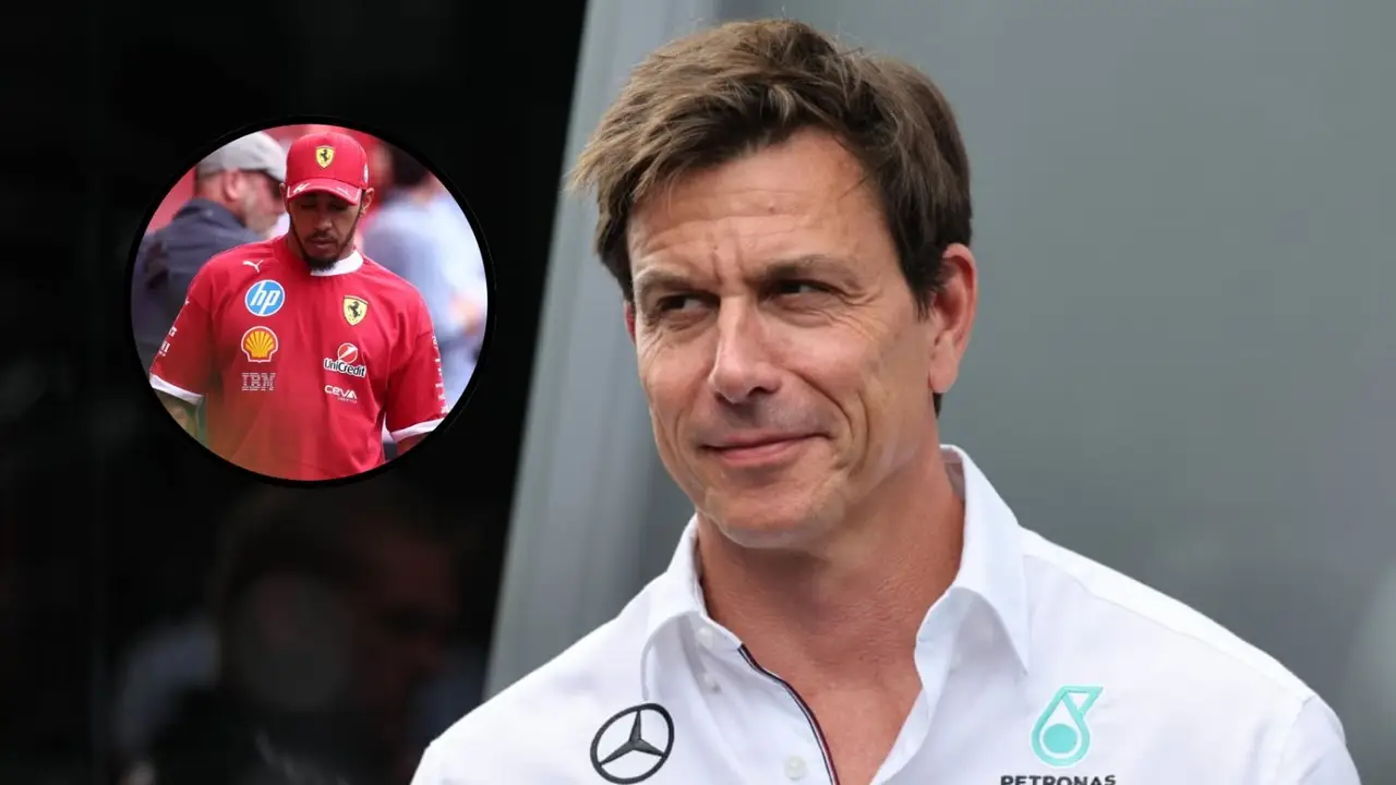 Toto Wolff y Lewis Hamilton.