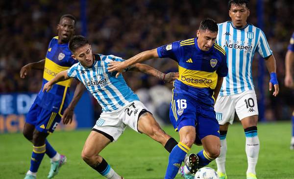 A que hora juegan Boca vs Racing por el fútbol argentino