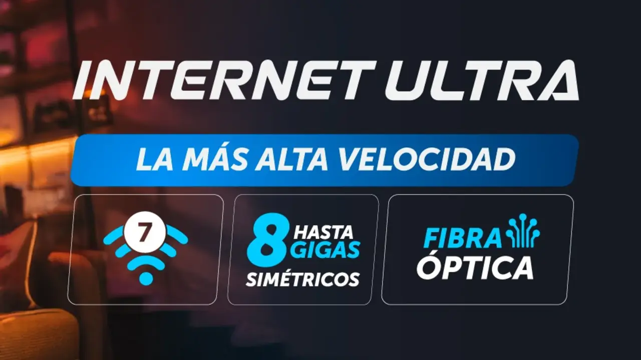 Telecentro lanza Internet Ultra: fibra óptica directa al hogar con WiFi 7 y velocidades simétricas de hasta 8 Gigas