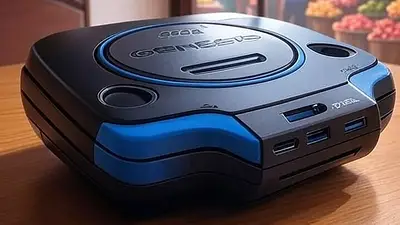 Sega Genesis modelo 2025 hecha con Inteligencia Artificial Sega Genesis modelo 2025 hecha con Inteligencia Artificial