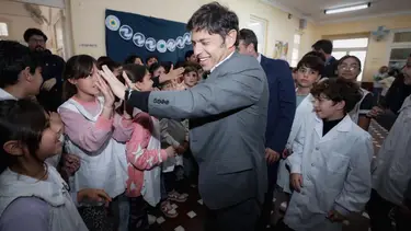En medio del cierre de alianzas, Kicillof inaugura obras en el conurbano