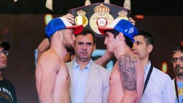 Boxeo argentino: el cara a cara de Mirco Cuello con Ríos en Libia antes de pelear por título mundial