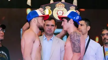 Boxeo argentino: el cara a cara de Mirco Cuello con Ríos en Libia antes de pelear por título mundial