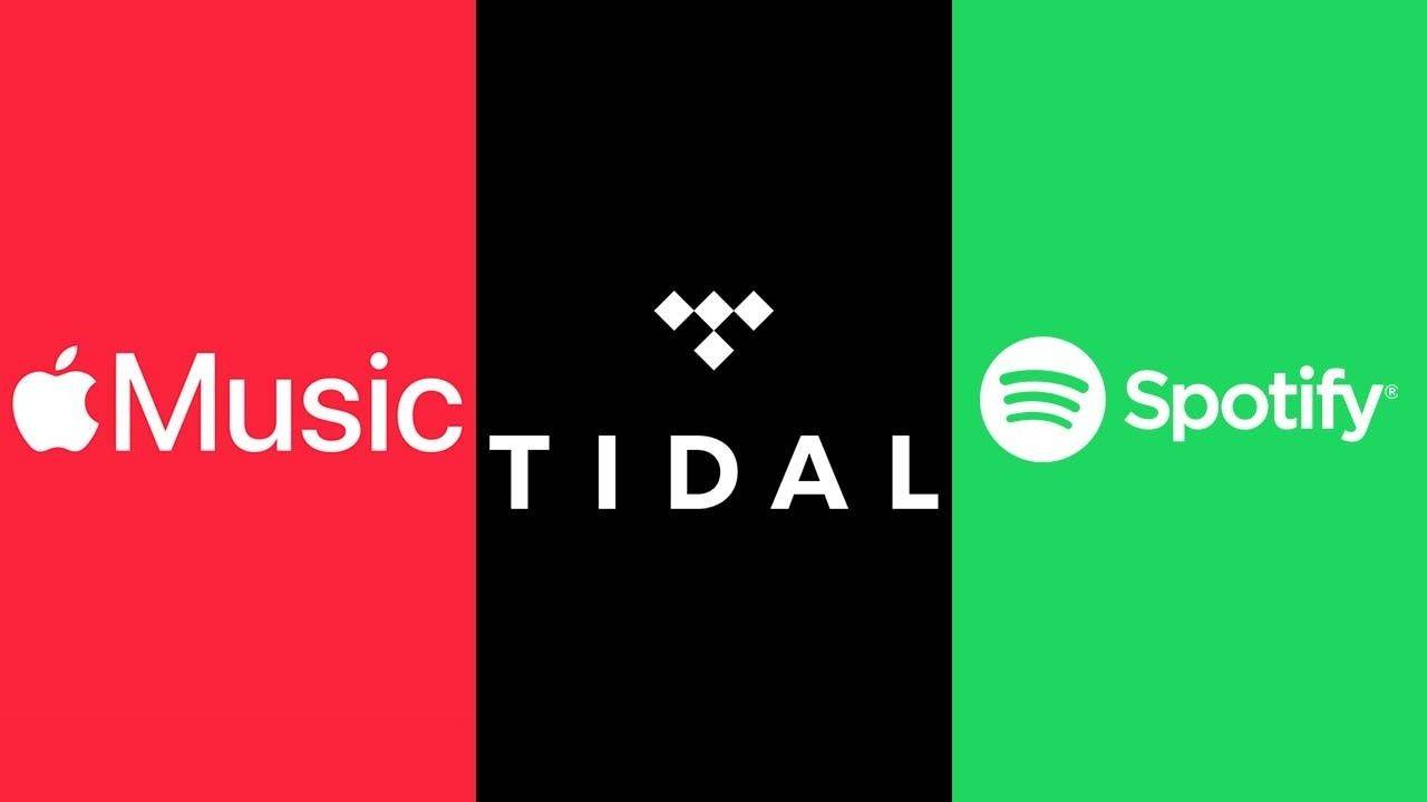 apple musica, tidal, spotify, musica