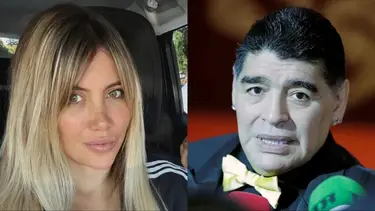Se supo: una mujer interrumpió el encuentro íntimo de Wanda Nara y Maradona