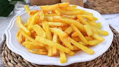 Papas fritas. Papas fritas.