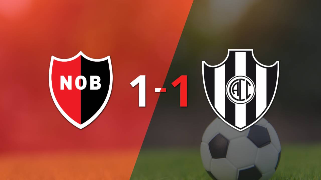 Central Córdoba (SE) saca agónico empate ante Newell`s con gol de Gastón Verón