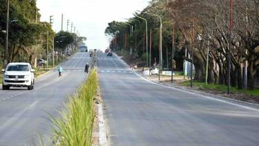 La obra en una avenida clave abandonada por Milei que terminó la Provincia 