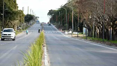 La obra en una avenida clave abandonada por Milei que terminó la Provincia La obra en una avenida clave abandonada por Milei que terminó la Provincia
