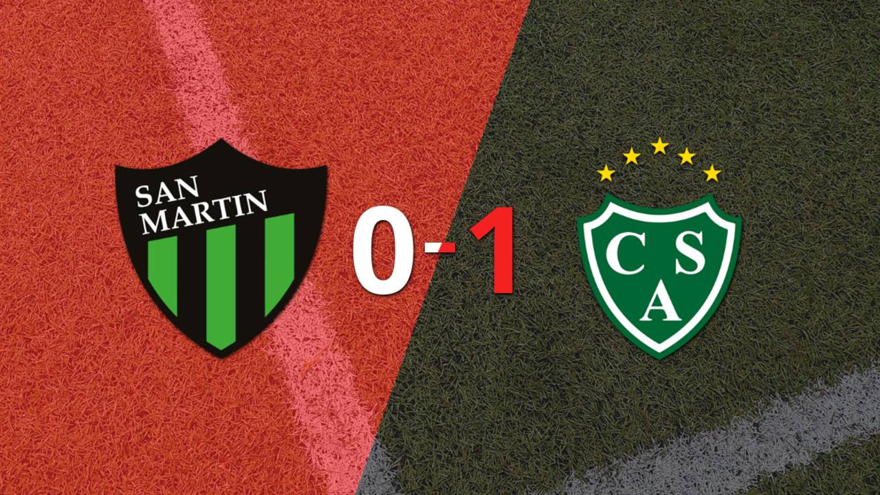 Con gol de Gastón González, Sarmiento se impuso 1 a 0 ante San Martín (SJ)