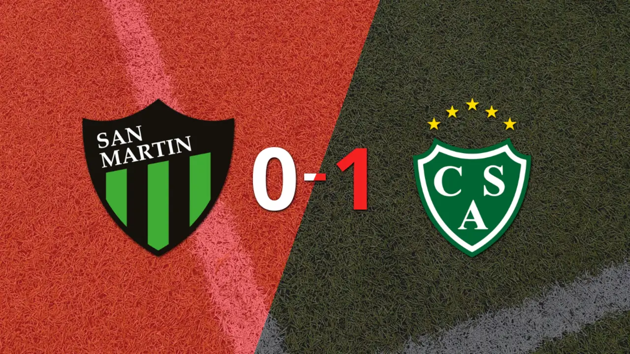 Con gol de Gastón González, Sarmiento se impuso 1 a 0 ante San Martín (SJ)