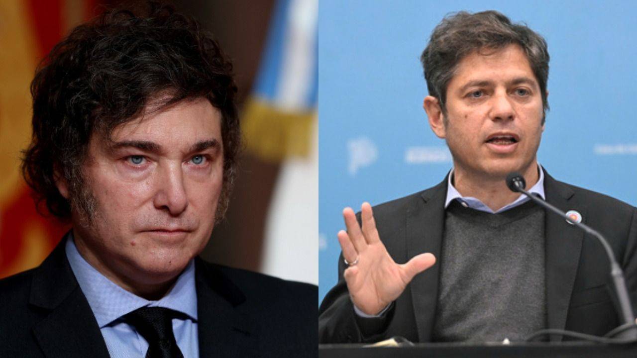 javier milei y axel kicillof