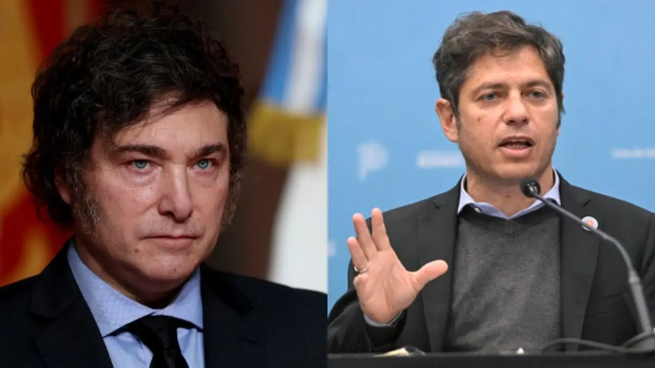 javier milei y axel kicillof