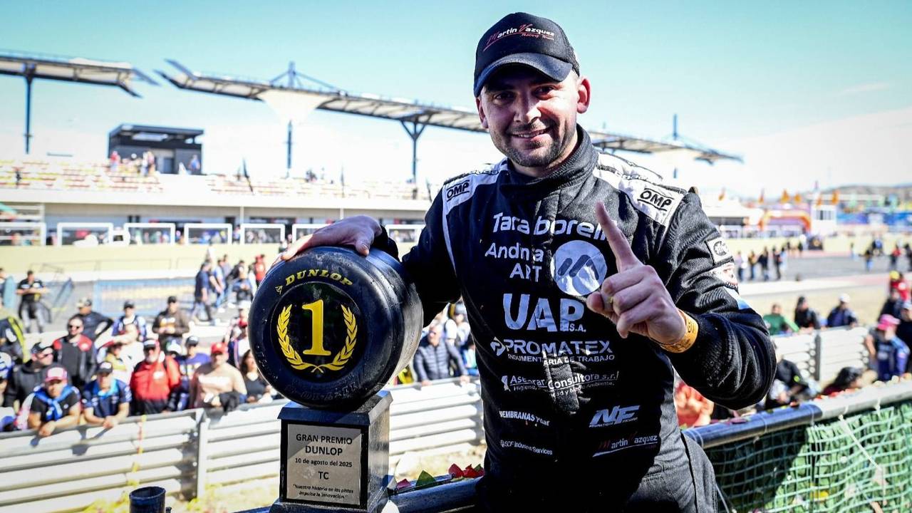 Martín Vázquez tras su victoria en San Juan.